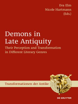 cover image of Demons in Late Antiquity